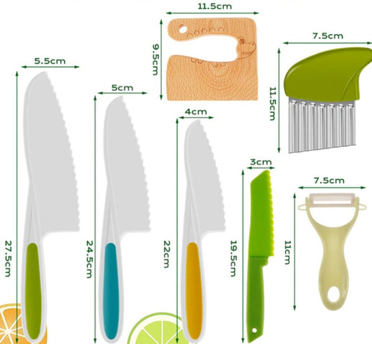 Kid Safe No-Cuts Kitchen Set
