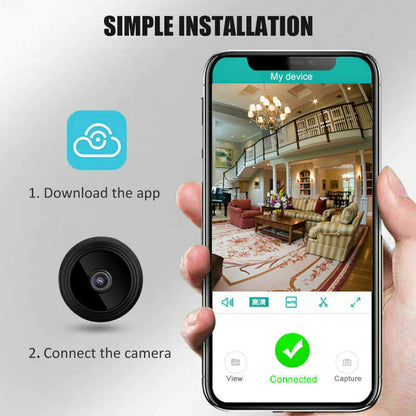Night Owl™ - 1080p Mini WiFi Hidden Camera w/ Night Vision