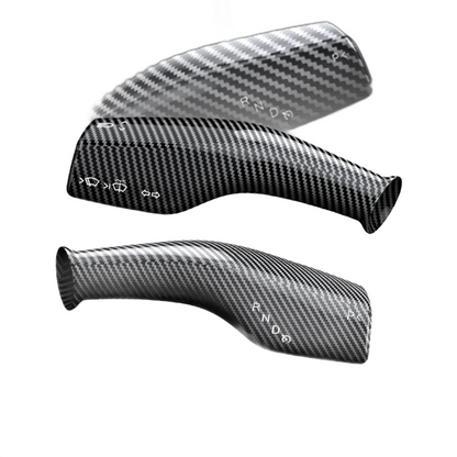 Carbon Fiber Steering Wheel Shift Protection Cover for Tesla Model 3  & Model Y - 1pair