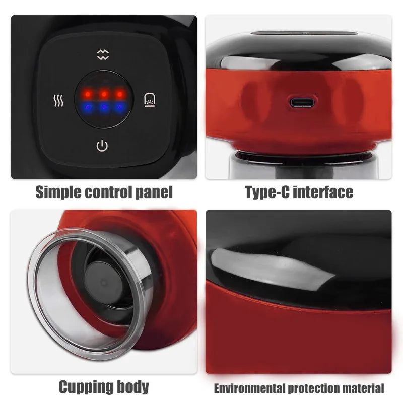 Wireless Heating Cupping Massager 
