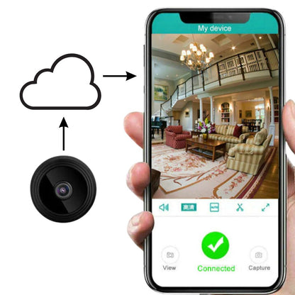 Night Owl™ - 1080p Mini WiFi Hidden Camera w/ Night Vision