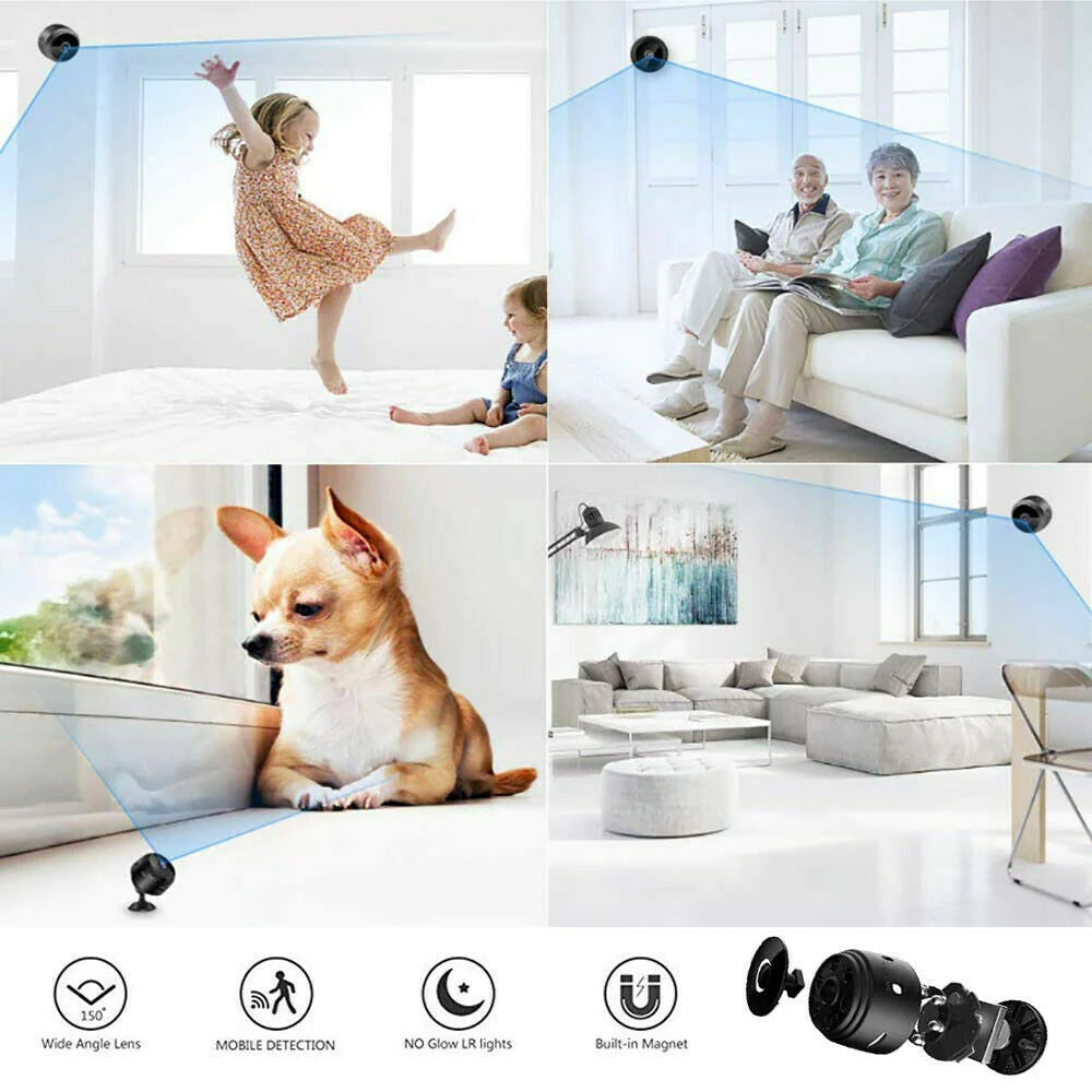 Night Owl™ - 1080p Mini WiFi Hidden Camera w/ Night Vision